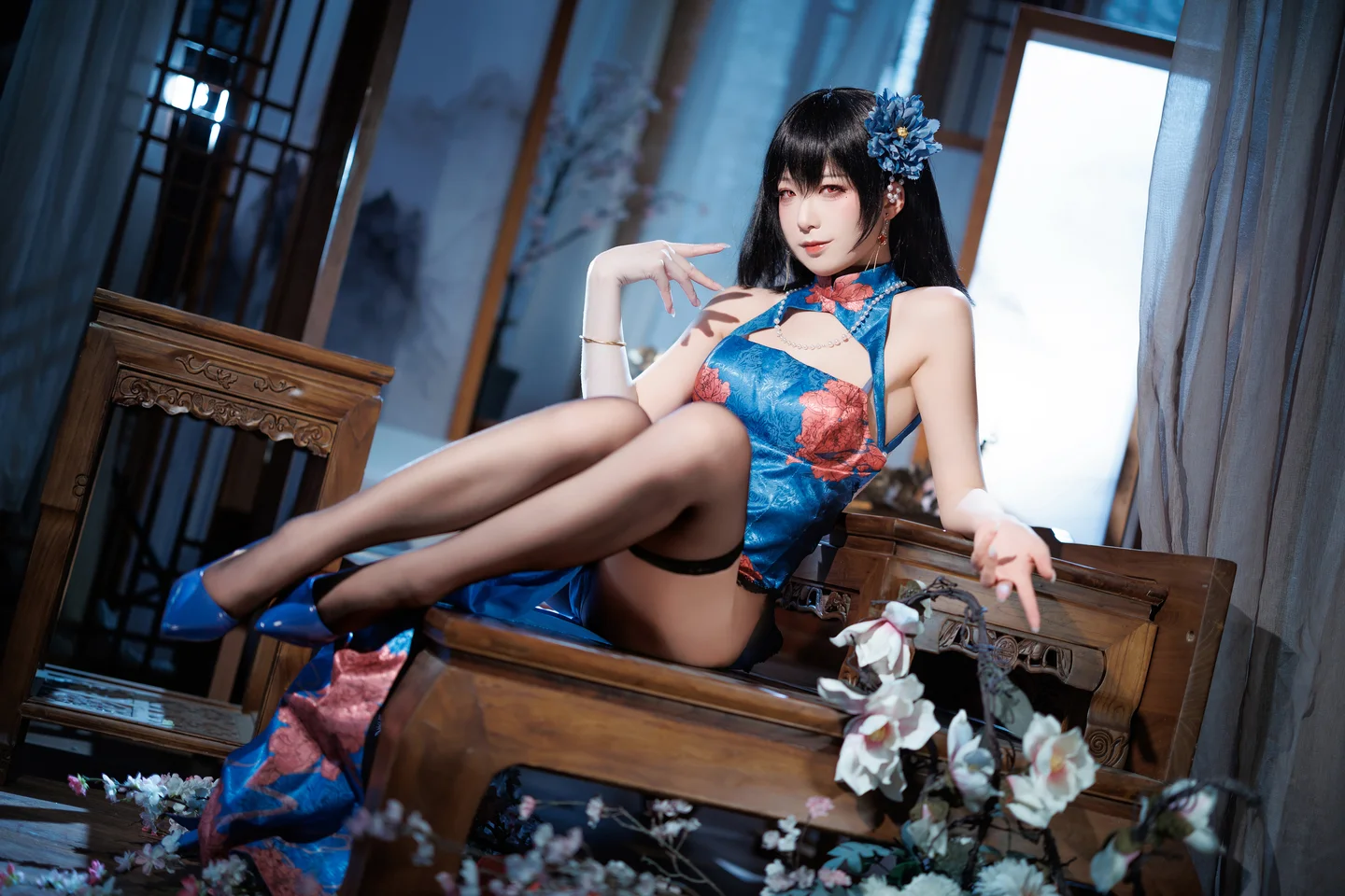 封疆疆v - 碧蓝航线·建武 旗袍 [36P-514MB] tg@simisebaisi 【丝足阁】004.webp